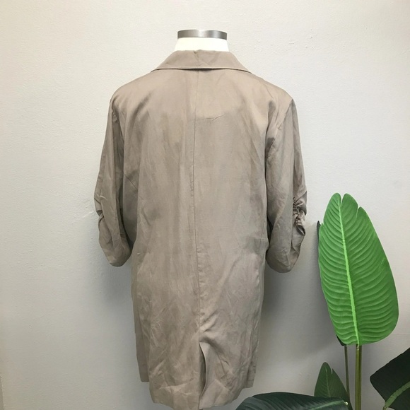 Torrid Studio Linen Blazer - NEW -Size 30 (6) - Picture 4 of 5